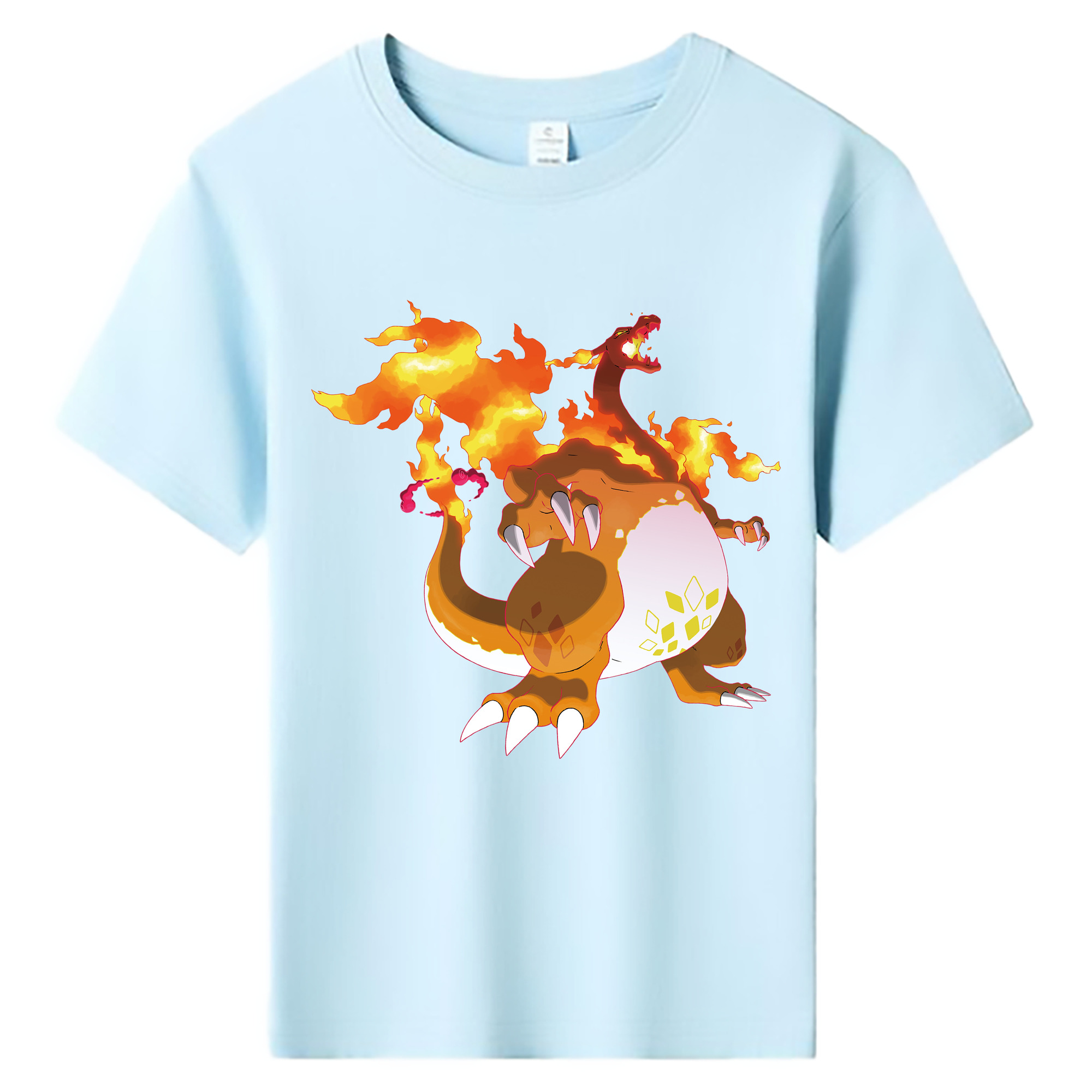（画像用） ポケットモンスター Pokémon 綿100％キッズTシャツ（フロントプリント）